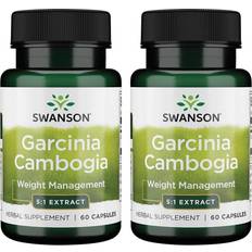 Garcinia cambogia Swanson Garcinia Cambogia 5:1 Ekstrakt 80 mg 60 Kapsler 60 stk