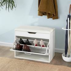 SoBuy FSR95-W, Padded Shoe Rack