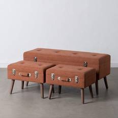 Rød Kommoder BigBuy Home Synthetic Chest of Drawer