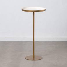 Or Tables Basses BigBuy Home D'appoint 40 x 40 x 85 cm Doré Blanc Fer Table Basse