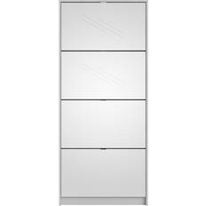 Tvilum cabinet with 4 mirror tilting doors 2 Skohylle