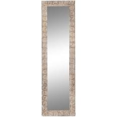 Brown Wall Mirrors Dkd Home Decor 44 3 Crystal Brown Mango wood Indian Man Wall Mirror