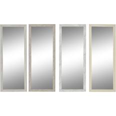 Brown Wall Mirrors Dkd Home Decor 36 2 Crystal polystyrene Units Wall Mirror