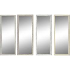 Vita Speglar Dkd Home Decor 36 2 Glas polystyren Väggspegel