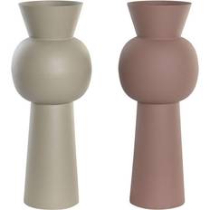 Dkd Home Decor 19 Beige Pink Iron Vase