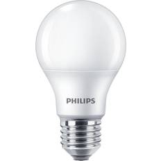 Lyskilder Philips LED pære LED light bulb shape: A60 frosted finish E27 8 W cool white light 4000 K pack of 4 E27 Fjernlager, 6-7 dages levering