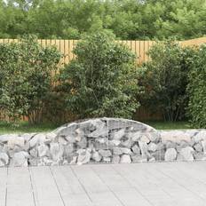 vidaXL Gabioner Bågformade 8 St 300 x 30 x 40/60 cm