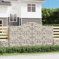 Garden & Outdoor Environment vidaXL Arched Gabion Baskets 2