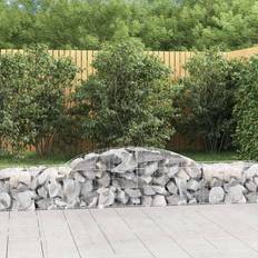 vidaXL Arched Gabion Basket 300 x 50 x 40/60 cm Set of 20