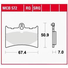TRW Bremseklodser MCB572