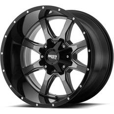 17" - Gray Car Rims Moto Metal Moto Metal MO970 Wheel, 20x10 with 5 on 5.5/5 on 150 Bolt Pattern