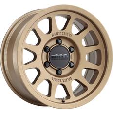 17" - 5/112 Car Rims Method Race Wheels MR703, 17x8.5 with 6 on 5.5 Bolt Pattern Bronze MR70378560900