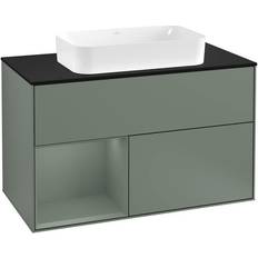 Grön Badrumsmöbler Villeroy & Boch Finion G242GMGM