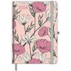 Greenline Diary Floral 2024 Buchkalender Taschenkalender