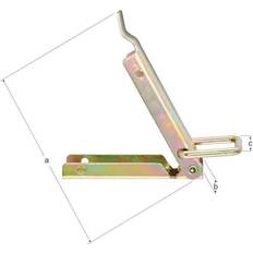 Numeri di Facciata Alberts 50 Stk Gah Kistenverschluss H.61mm B.18mm STA