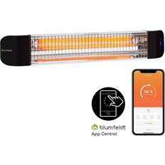 Blumfeldt Smartwave Radiador Infrarrojo Tubos De Carbono 2400W WiFi Color