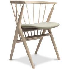 Sibast Furniture No 8 Dining White Oiled Oak Wood Light Gray Kitchen Chair