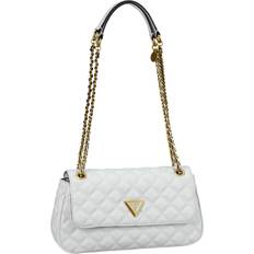 Guess Giully Quilted Crossbody Bag - White