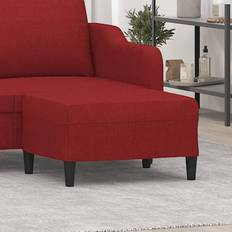 Rød Fodskamler vidaXL 70x55x41 stof Fodskammel