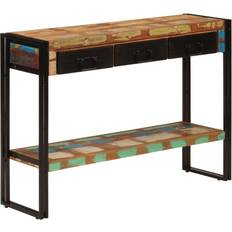 vidaXL konsolbord massivt Konsolbord 30x118cm