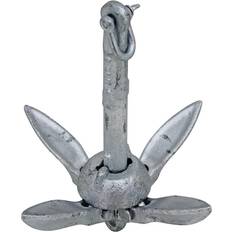 Rubber Boats Extreme Max BoatTector Galvanized Folding Anchor 1.5 lbs