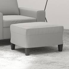 vidaXL 60x50x41 mikrofiberstof Fodskammel
