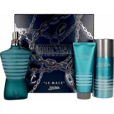 Jean paul gaultier le male gift set 75ml Jean Paul Gaultier Le Male Trio Gift Set EdT 125ml + Shower Gel 75ml + Deo Spray 150ml