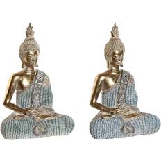 Dkd Home Decor 23 Buddha Turkisblå Orientalsk Dekorationsfigur