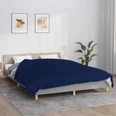 Coperte vidaXL Ponderata Blu 220x235 cm 11 kg Tessuto Coperta Blu (200x200cm)