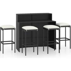 Outdoor Bar Sets vidaXL 5 Piece Outdoor Bar Set