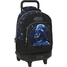 Star Wars Cartable à roulettes Digital escape Noir (33 x 45 x 22 cm) Transparent