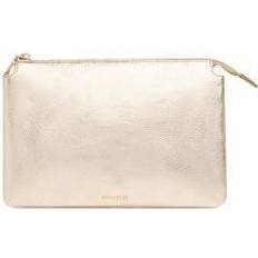 Multicolour Handbags Whistles Womens Gold Elita Leather Clutch bag 1 Size