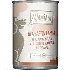 Leckere Mahlzeit herzhaftes Lamm an gekochtem
