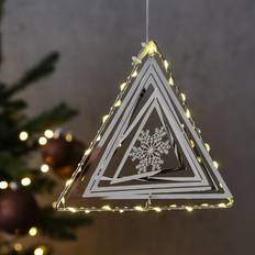 Silber Weihnachtsleuchten LED 3D Dekohänger Weihnachtsleuchte