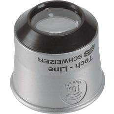 Lenti d'Ingrandimento Schweizer Uhrmacherlupe Tech-Line Vergr. 10x Linsen-D.22,8mm Schweizer