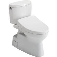 Vespin ii Toto MW4743056CEFG#01 Washlet Vespin II Two-Piece 1.28 GPF Toilet and Washlet S550e Contemporary Bidet Seat