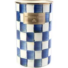 Blue Utensil Holders Mackenzie-Childs Royal Check Enamel Utensil Holder