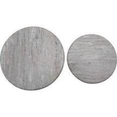 Creative Co-Op Hello Honey Reversible Contemporary Marble Cheese Board