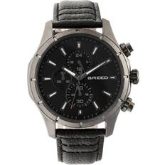 Lacroix Chronograph Leather-Band Grey One Size