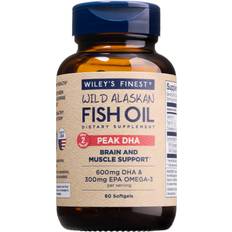 Wiley's Finest Finest Wild Alaskan Fish Oil Peak DHA 60 pcs