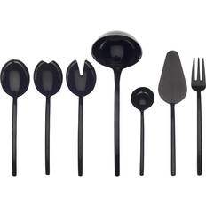 Blue Cutlery Mepra Due Oro Nero 7-Piece Cutlery Set