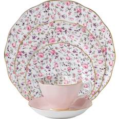 Royal Albert Kitchen Accessories Royal Albert Rose Confetti Place Dinner Set 5