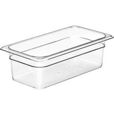 Plastica Vassoi da portata Cambro 12-3/4' x 6-15/16' x 4' 3.8 Qt. Polycarbonate Food Pan CA34CW135 Vassoio da portata