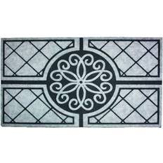 Gray Entrance Mats & M Home Fashions 30 L X Medallion Granite Gray