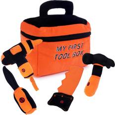 Tool sets Plush Creations Construction Tool Sets Orange 'My First Tool Box' Talking Plush Toy Set