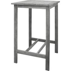 Wood Outdoor Bar Stools Garden & Outdoor Furniture Vifah Renaissance Hand-scraped Hardwood Bar