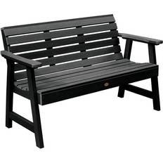 Black Garden Benches Highwood Weatherly Garden Bench