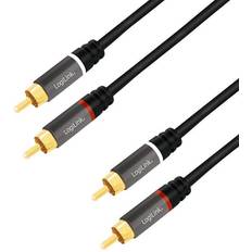 LogiLink Audio Cable 10 M 2 X Rca 10 m