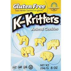 Biscuits Foods KinniKritters Animal Cookies Gluten Free Vanilla