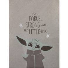 Comforter Blankets Lambs & Ivy Star Wars Baby Yoda Mandalorian Grogu/The Child Knit Baby Blanket